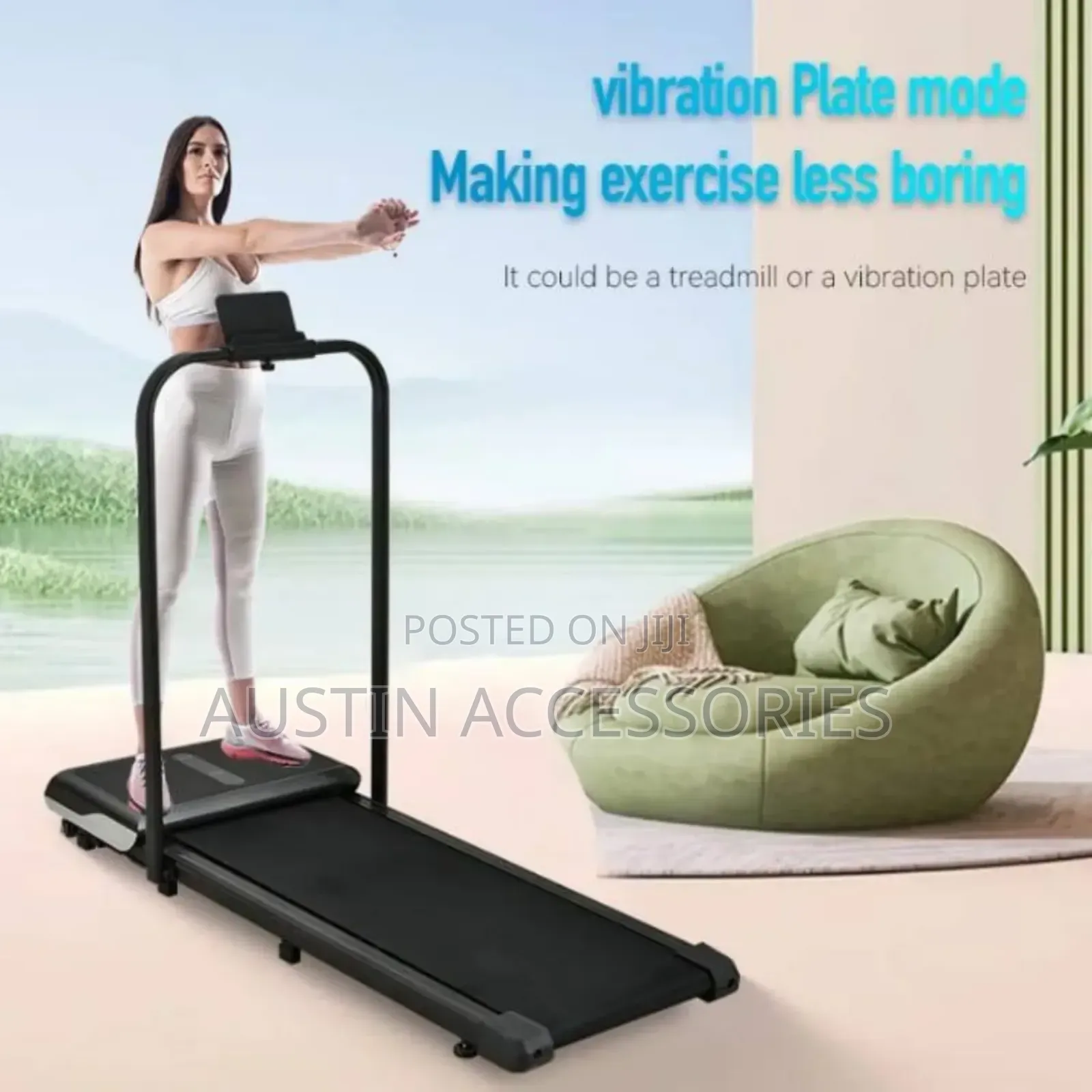 Treadmill and Ultra Thin Massager 2 in 1