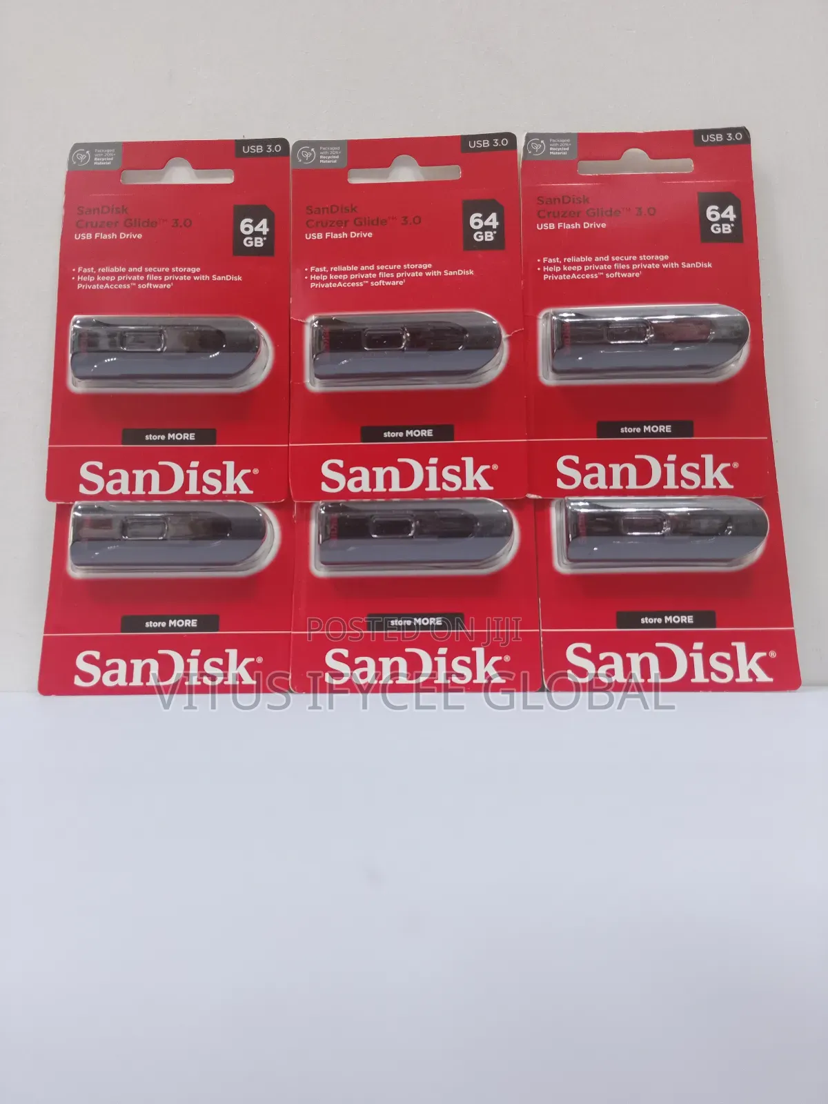 Sandisk Cruzer Glide 3.0 Flash Drive 64gb