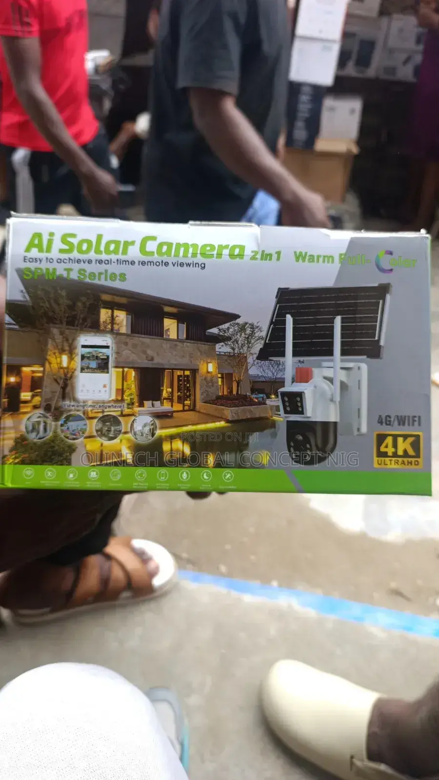 Ai Dual Solar Cctv Camera
