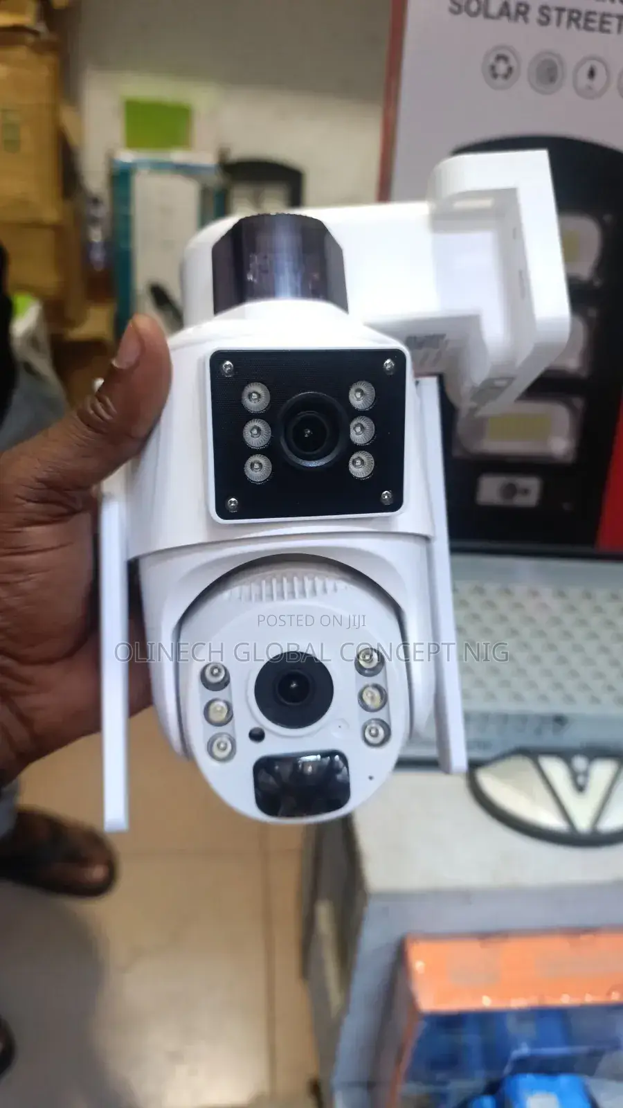 Hd Dual Lens Ptz Cctv Solar Camera