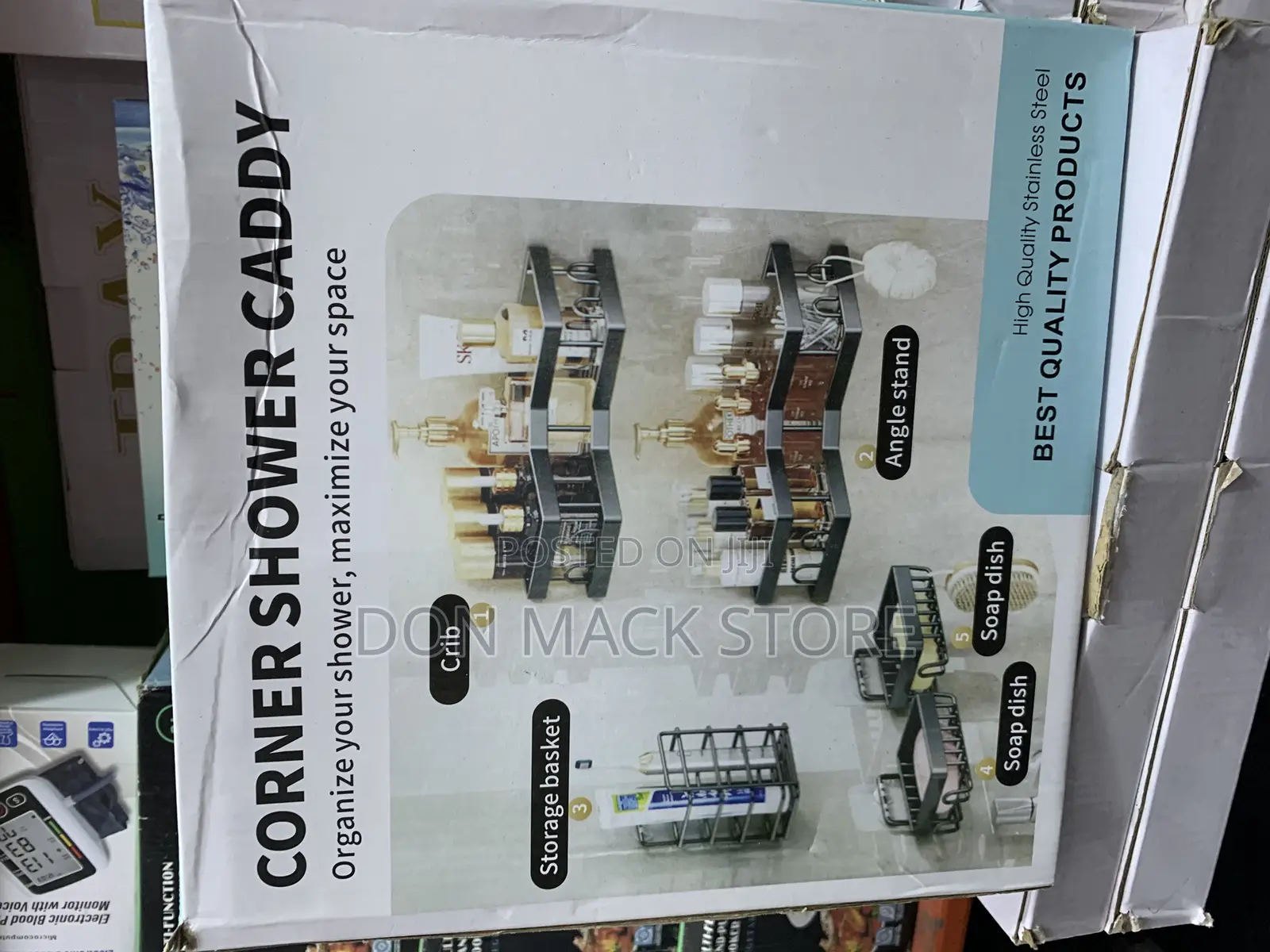 5 in 1 Toilet Corner Rack
