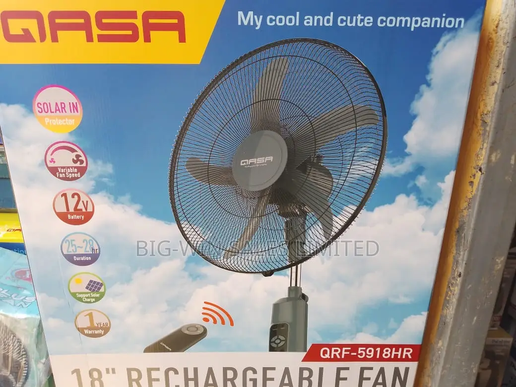 Qasa Rechargeable Fan