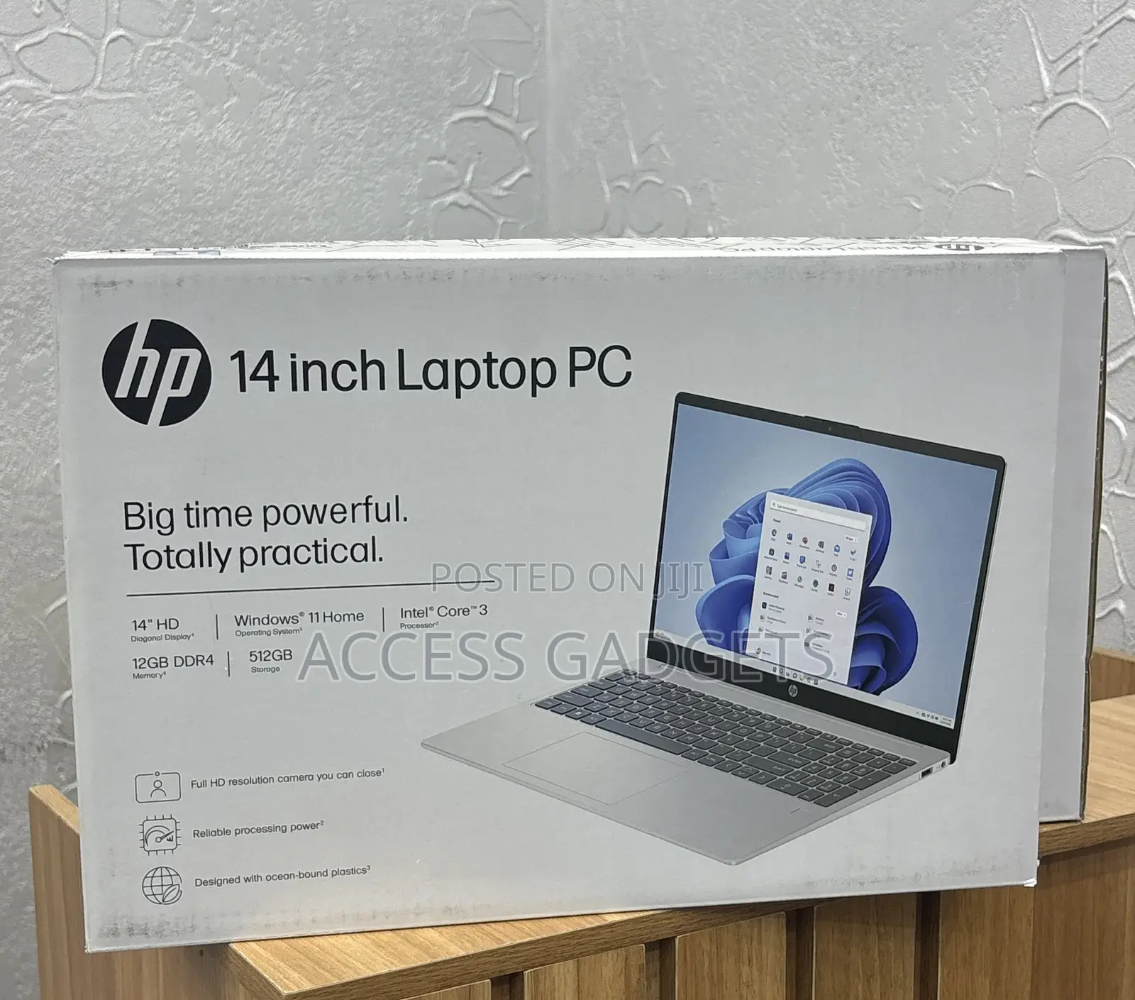 New Laptop HP 14S 12GB Intel Core I3 SSD 512GB