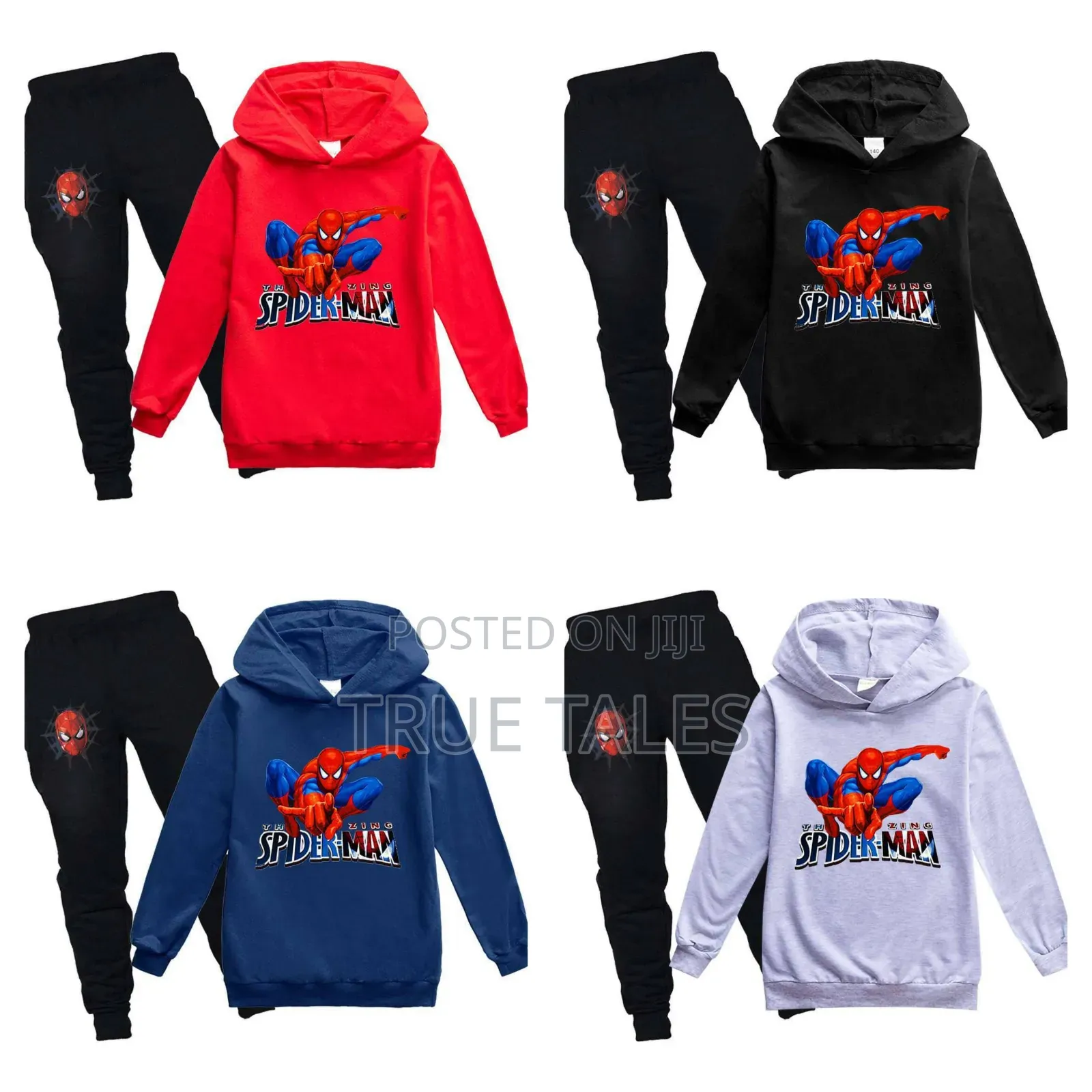 High Quality Spidermam Hoodie Jogger Set