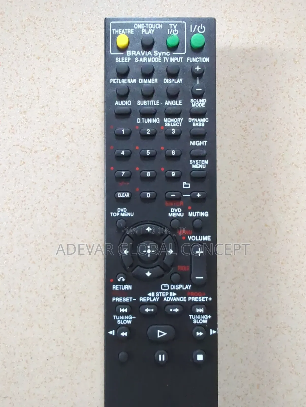 Av DVD Home Theater System Receiver Remote Control for Sony