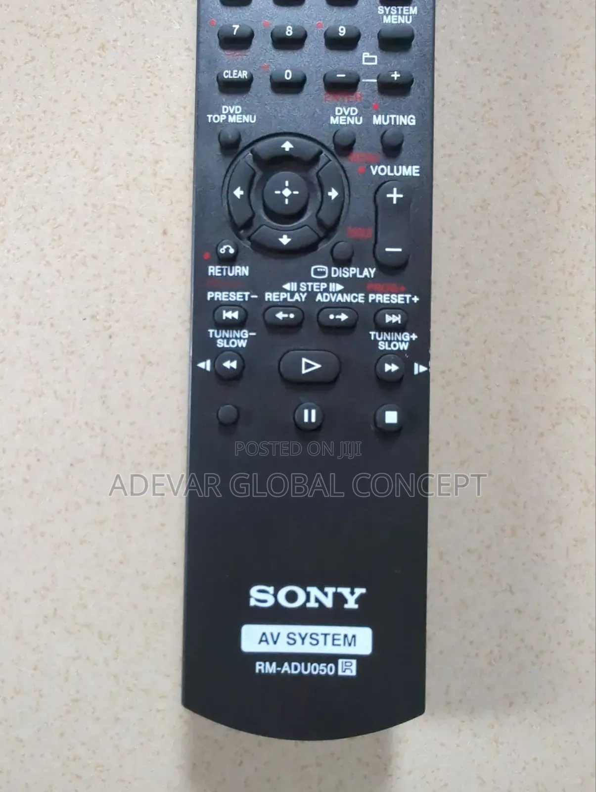 Av DVD Home Theater System Receiver Remote Control for Sony