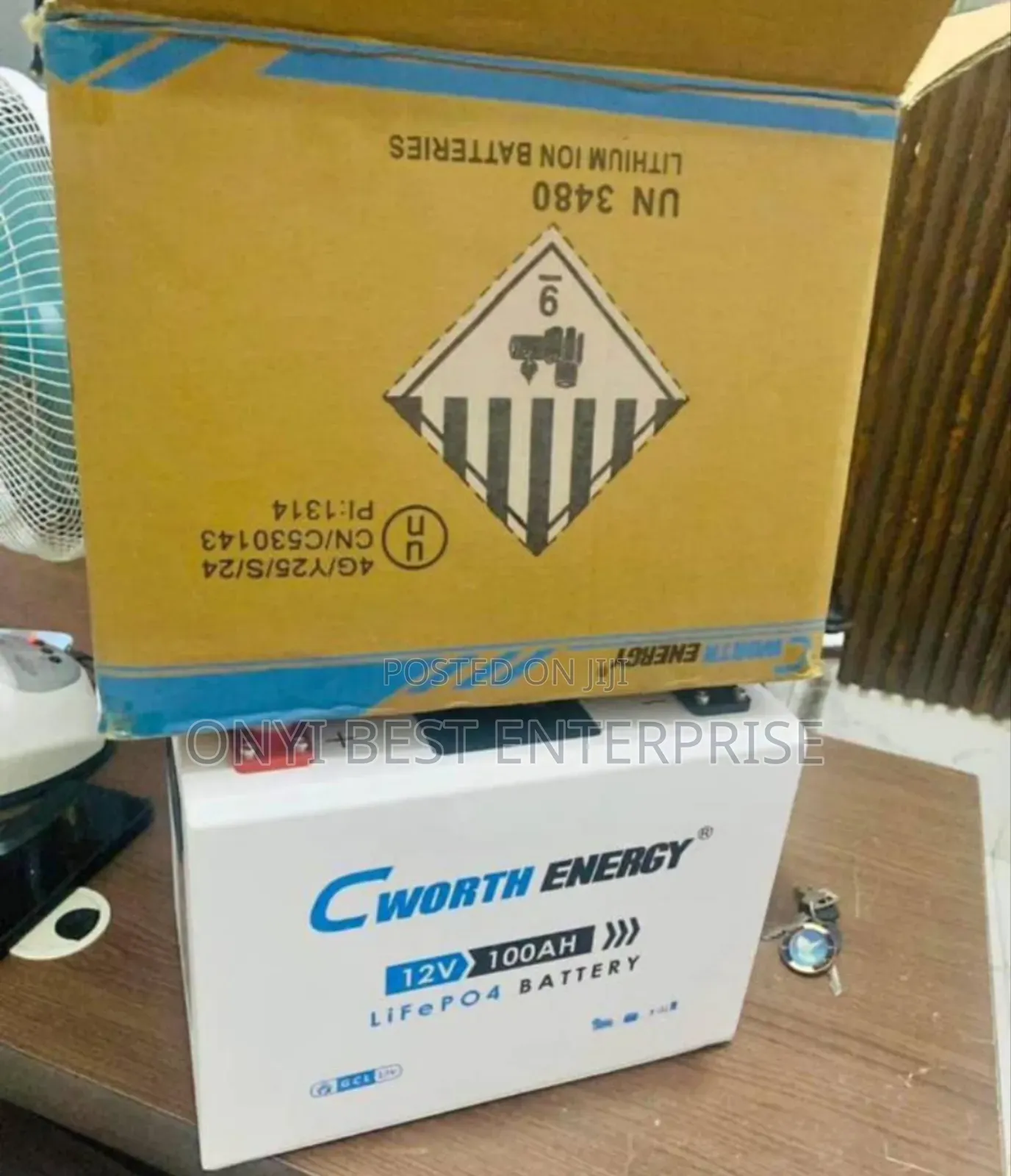 C-worth Lithium Ion Phosphate Battery 12v 100ah/1.5kwh