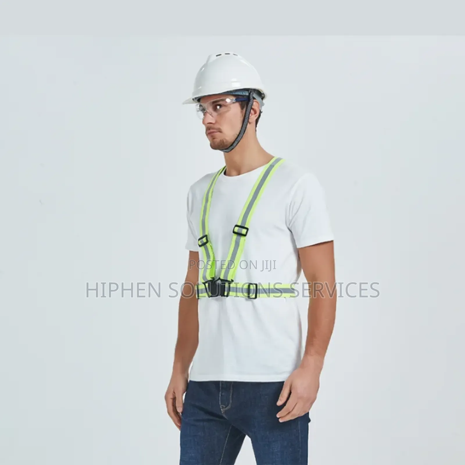 Elastic Adjustable Reflective Suspender Vest For Cyclists In Nigeria