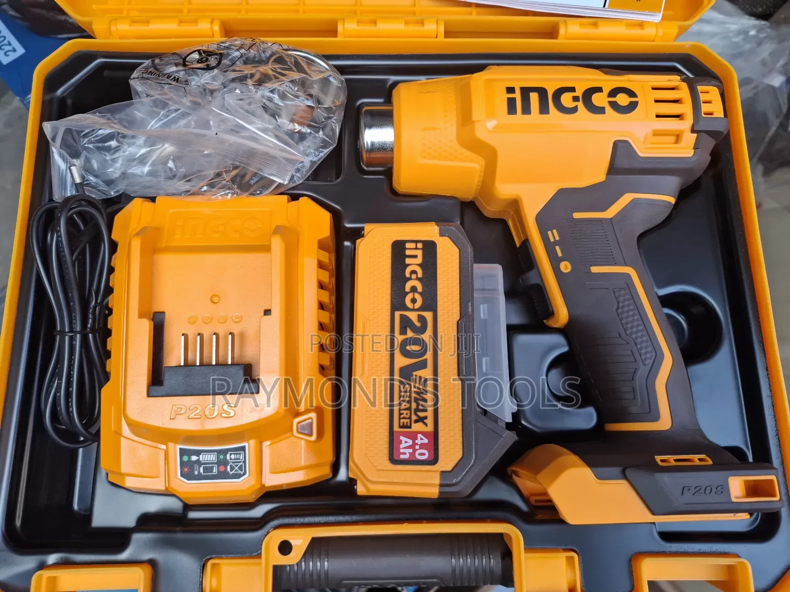 Ingco Cordless Heat Gun 20v / Battery Heat Gun