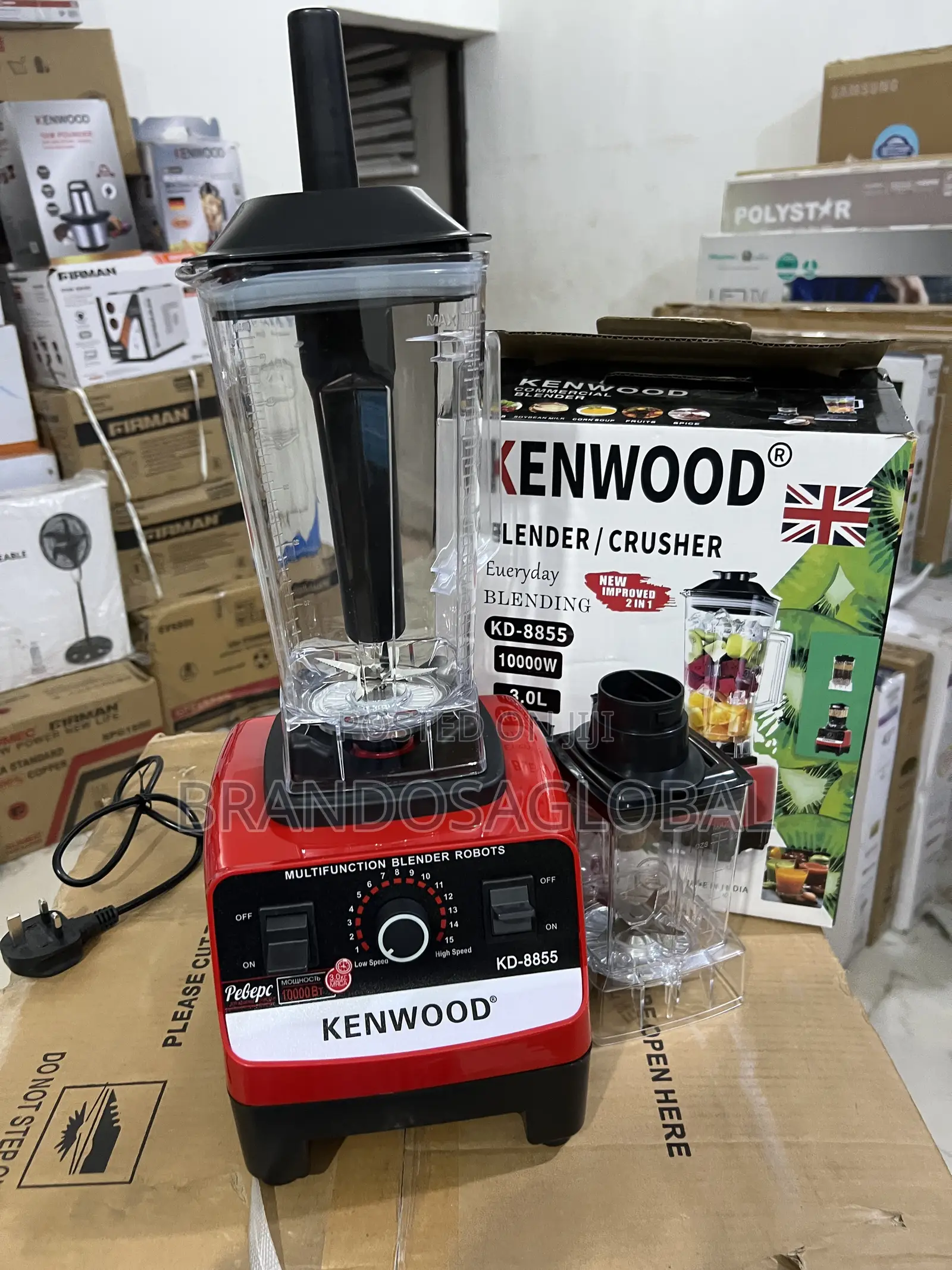 Brand New Kenwood 3l Blender Kd-8855 – Super Sharp Blades