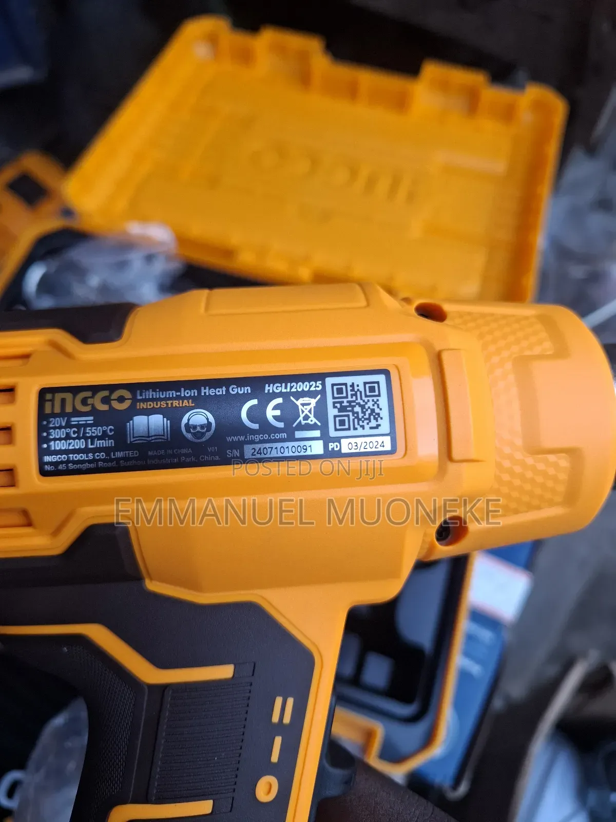 Incco 20v Battery Heat Gun