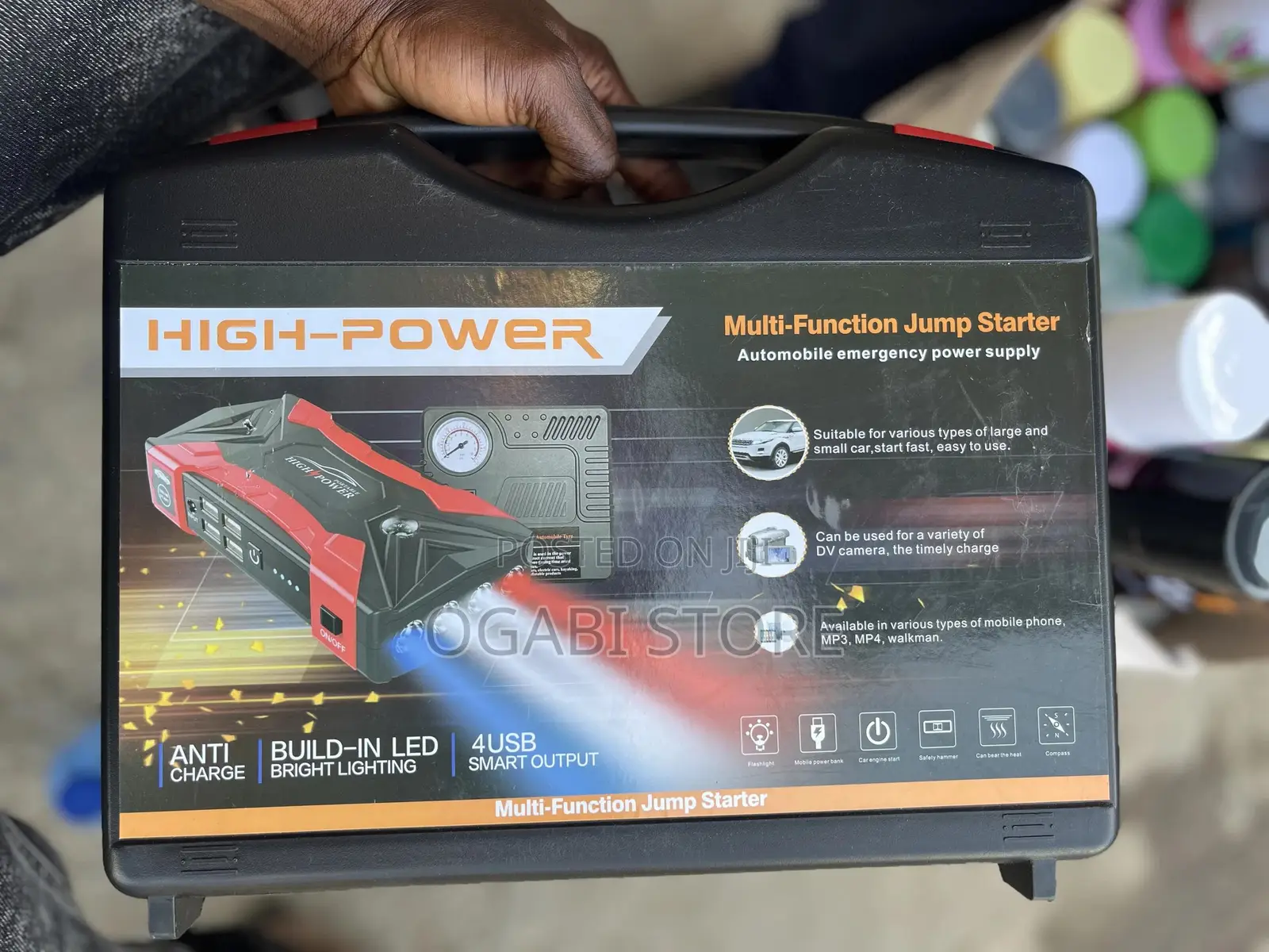 High-Power Multi-Function Jump Starter
