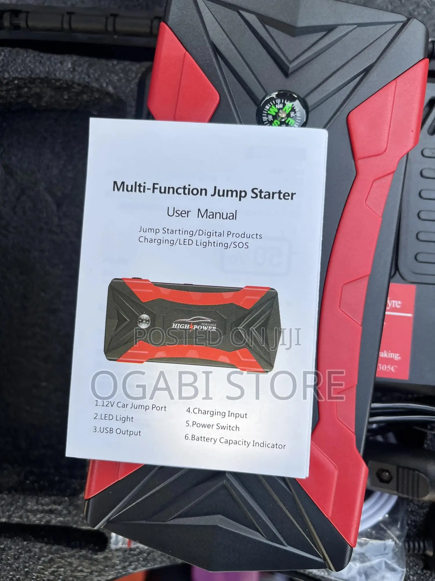 High-Power Multi-Function Jump Starter