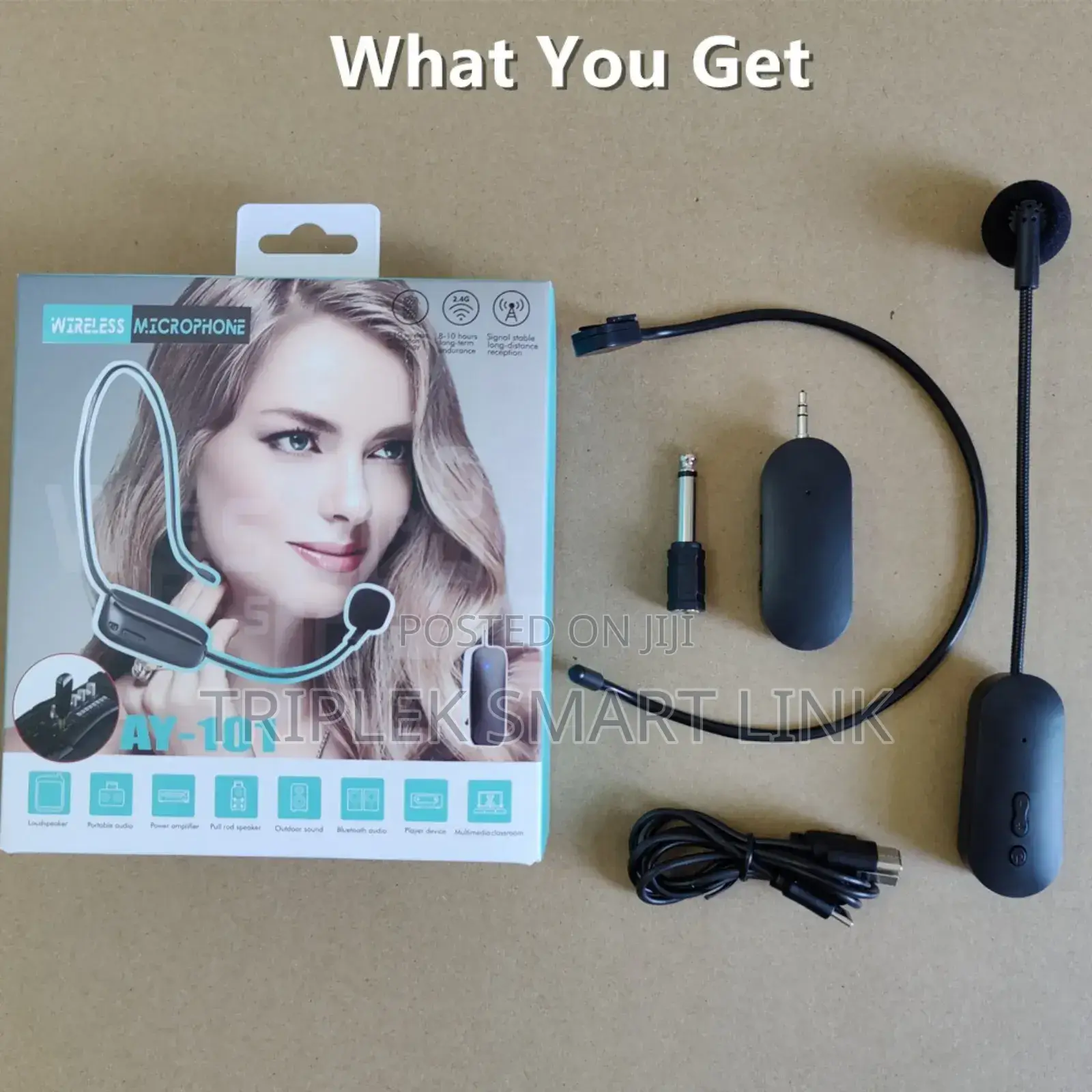 Rechargeable Ay-101 Wireless Microphone Interview Teaching Mic