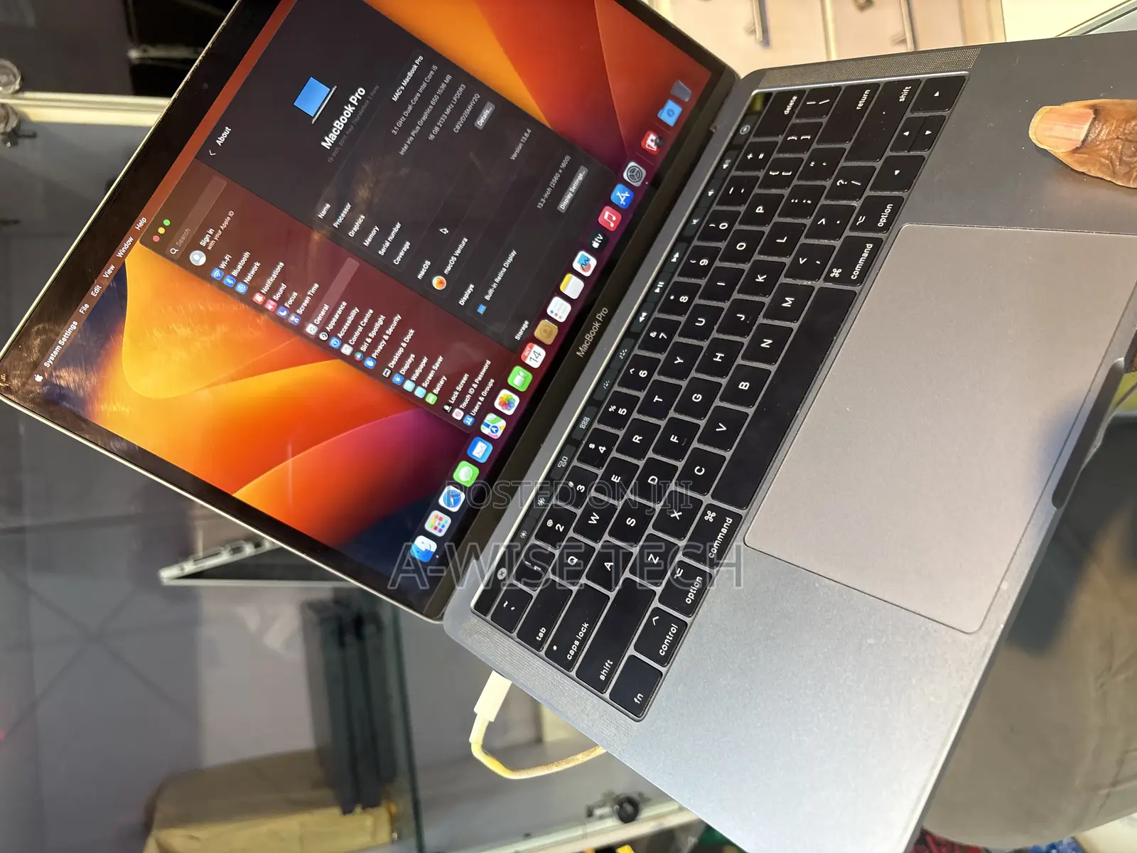 Laptop Apple MacBook Pro 2017 16GB Intel Core i5 SSD 256GB