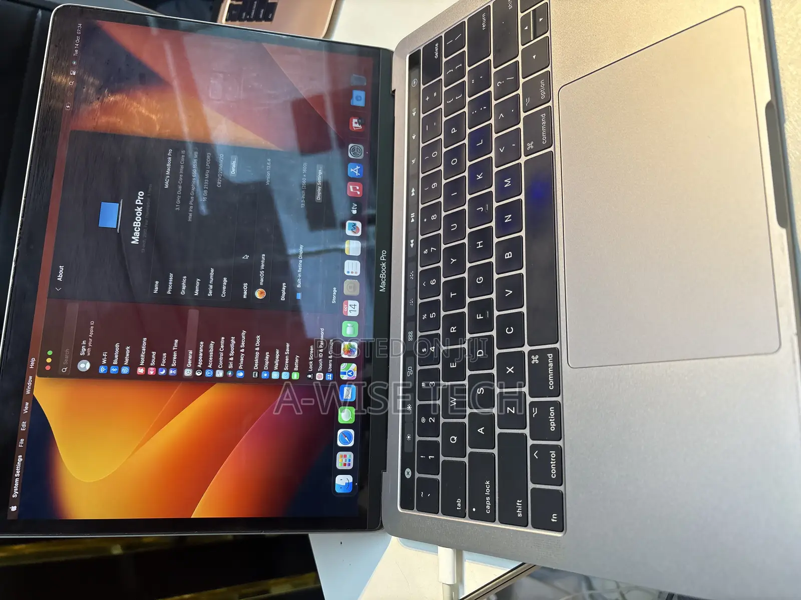 Laptop Apple MacBook Pro 2017 16GB Intel Core i5 SSD 256GB
