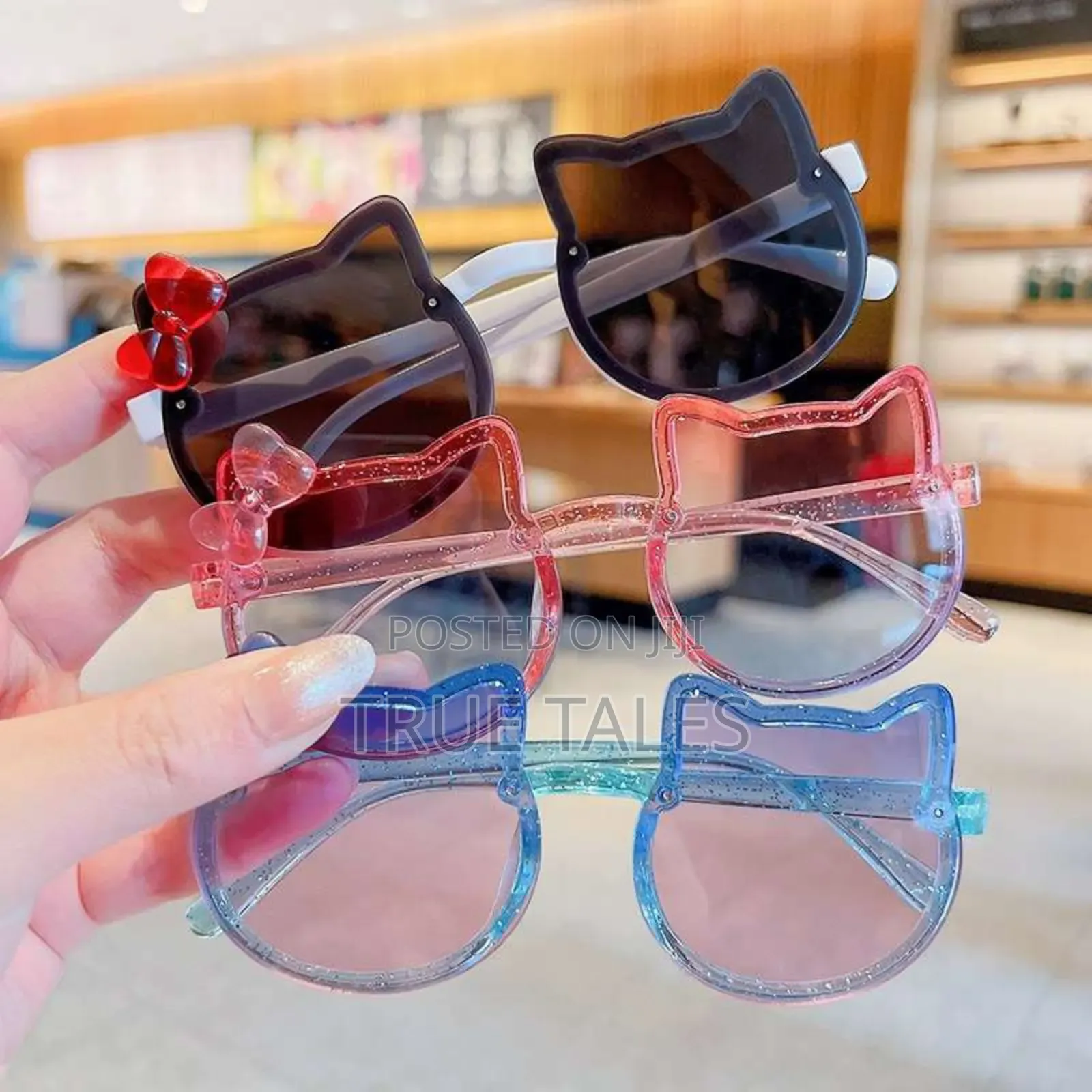 Girls' Classy Bow Sunglasses Ideal For Ages 1 To 9 Years