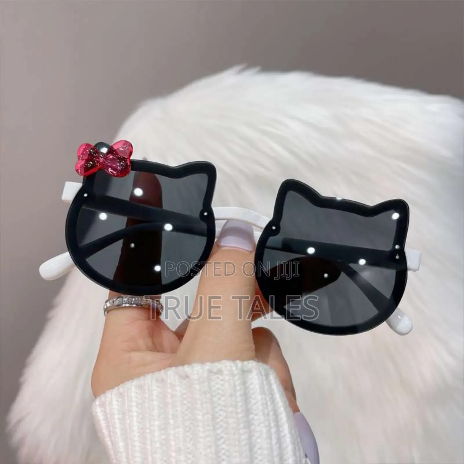 Girls' Classy Bow Sunglasses Ideal For Ages 1 To 9 Years