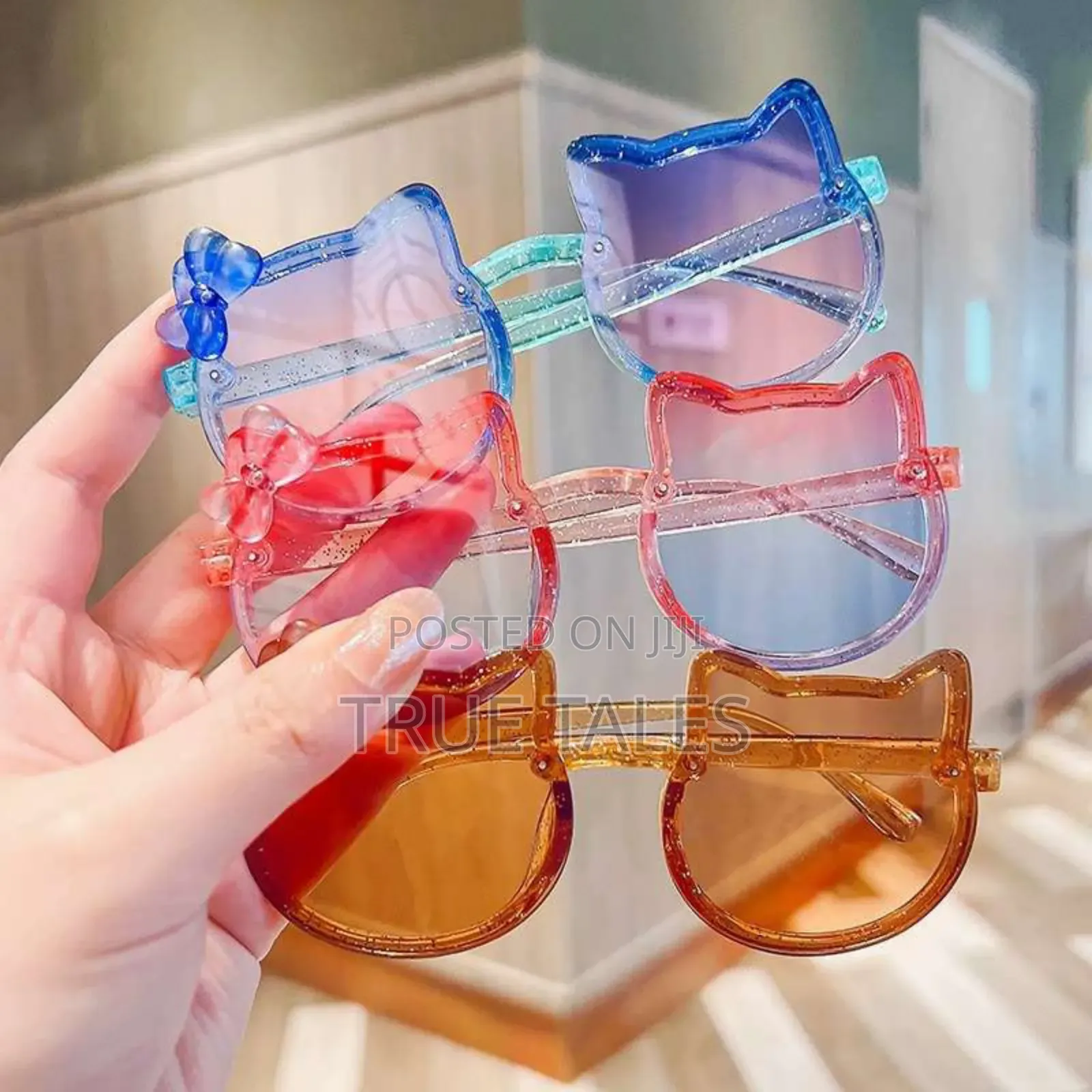 Girls' Classy Bow Sunglasses Ideal For Ages 1 To 9 Years