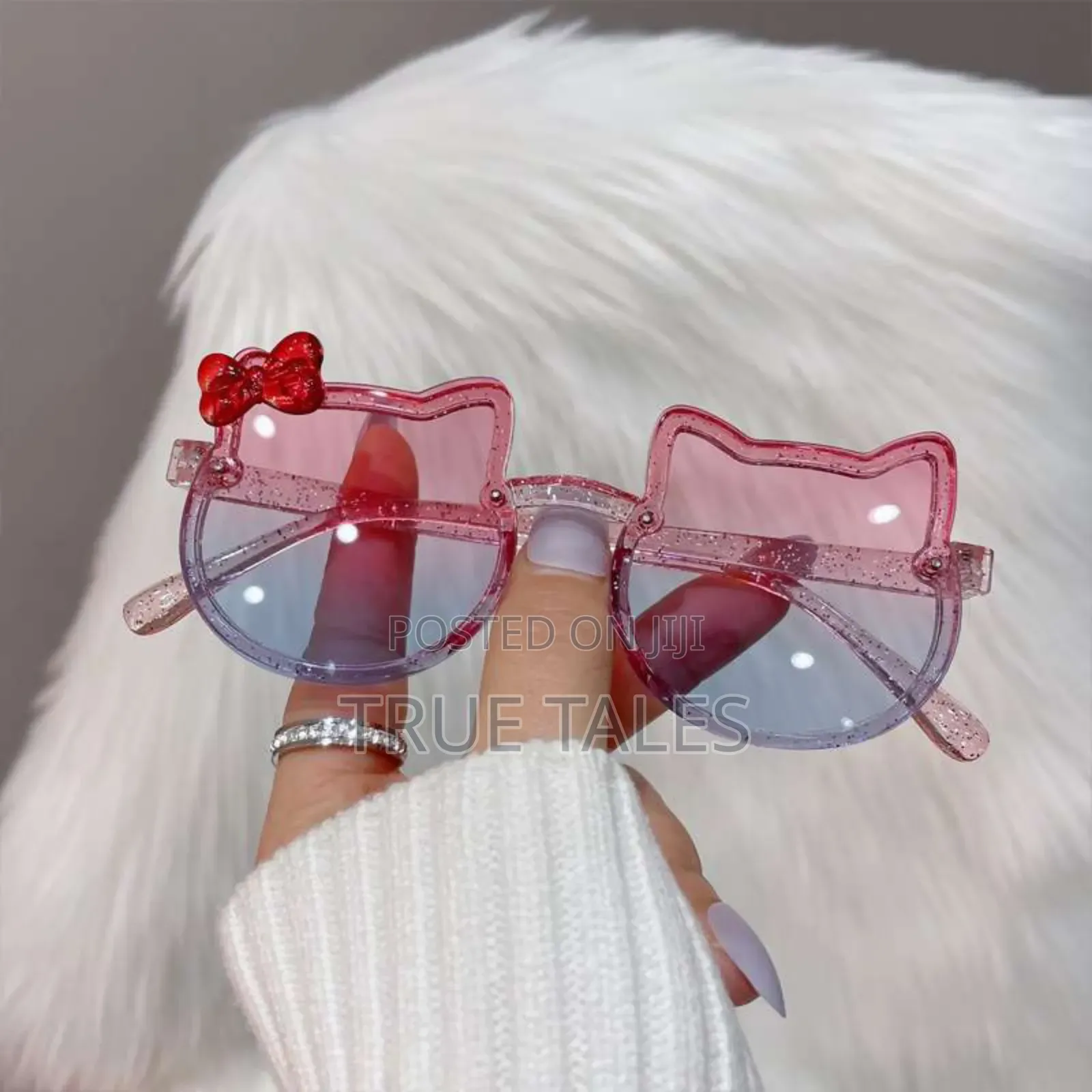 Girls' Classy Bow Sunglasses Ideal For Ages 1 To 9 Years