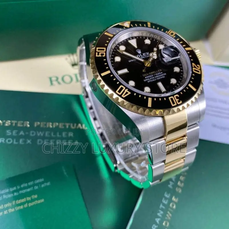 Rolex Quality Luxury Men Chain Strap Wristwatch