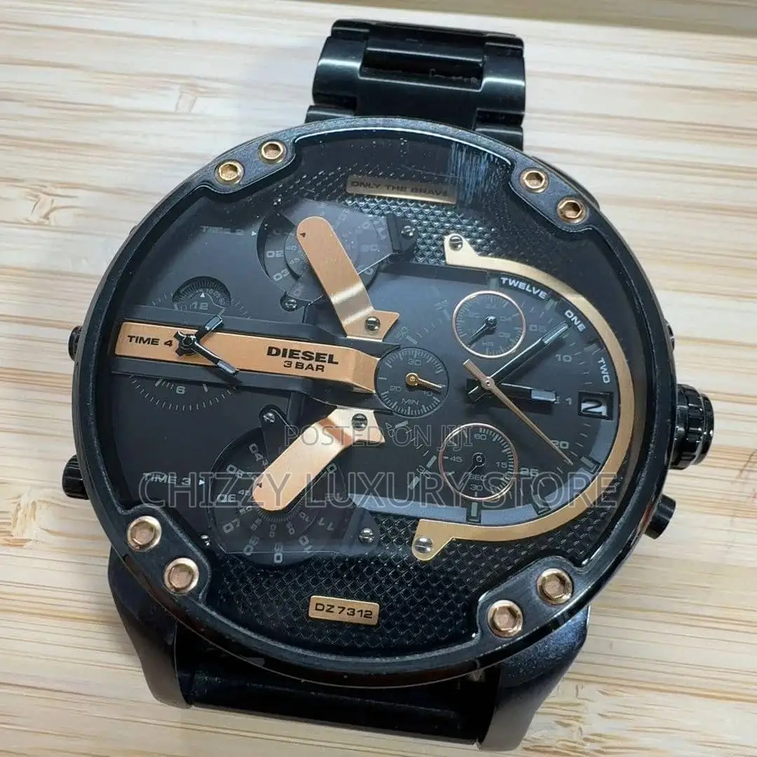 Diesel Quality Luxury Men Chain Strap Wristwatch