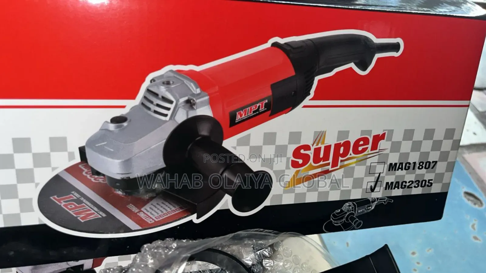 MPT Angle Grinder 2400w 230mm (9”) – Heavy-Duty Copper Motor