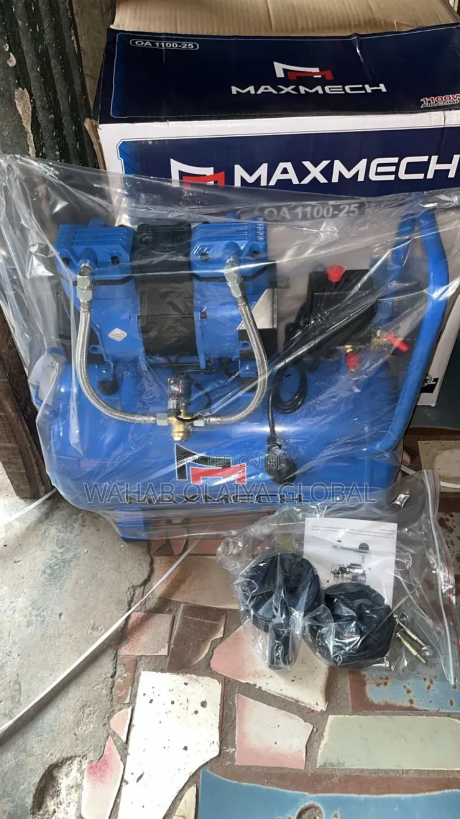 Maxmech 1100w Air Compressor Oa-1100-25l – Durable Powerful