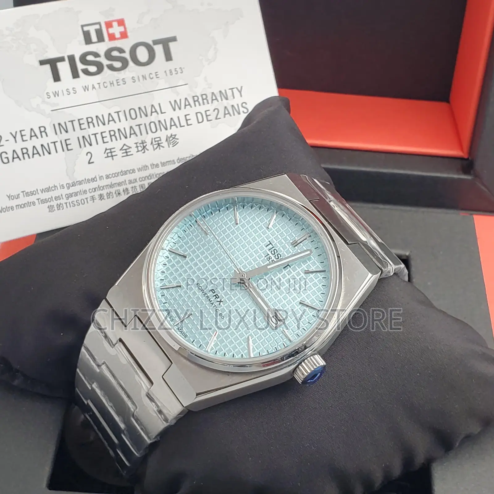 Tissot Quality Luxury Men Chain Strap Wristwatch