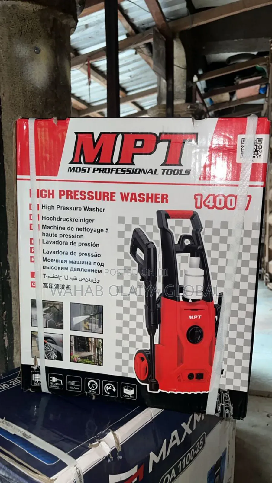 MPT High Pressure Washer 1400w – Powerful Compact Cleaning Tool