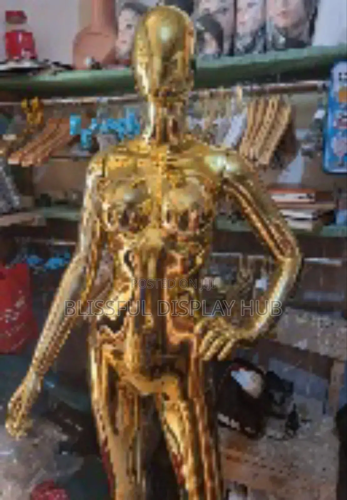 Female Gold Mannequins