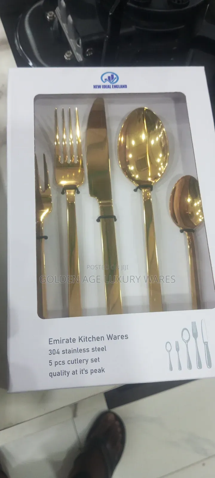 Gold Color High Quality Stainless Steel Cutlery