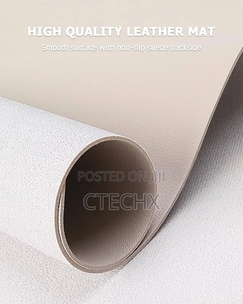 Non-Slip Desk Mat Laptop Mat Large Mouse Pad (Grey, 60 X 35 Cm)