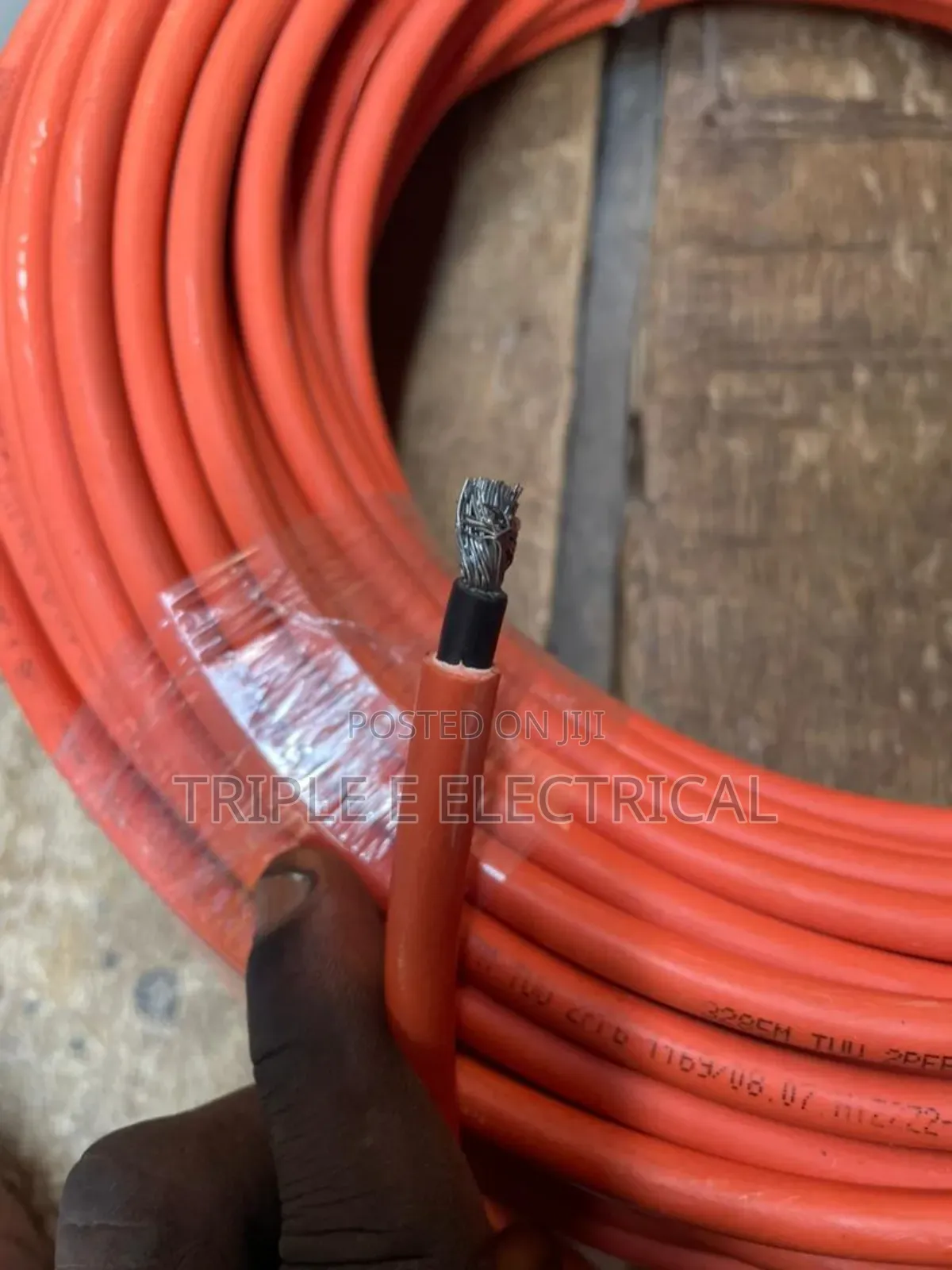 10mm X 1 Core Flexible Cable  (H1z2z2-k Photovoltaics Tinned Copper
