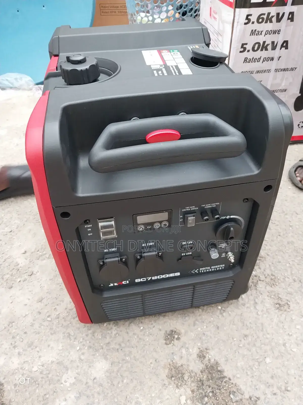 5.0kva Senci Inverter Generator Low Noise and Low Fuel Consumption
