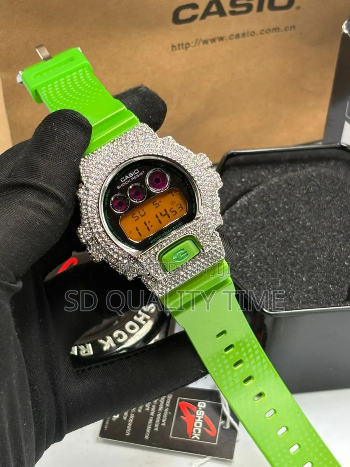 G-Shock Dw-6900 Series (Crystal Encrusted Bezel)
