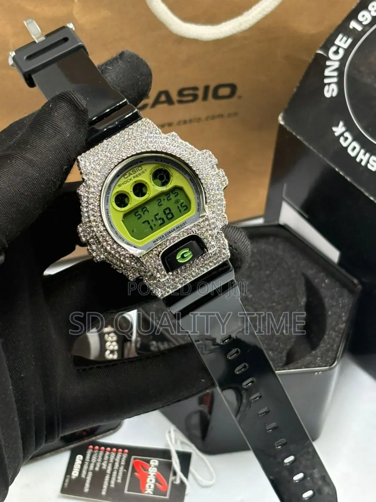 G-Shock Dw-6900 Series (Crystal Encrusted Bezel)