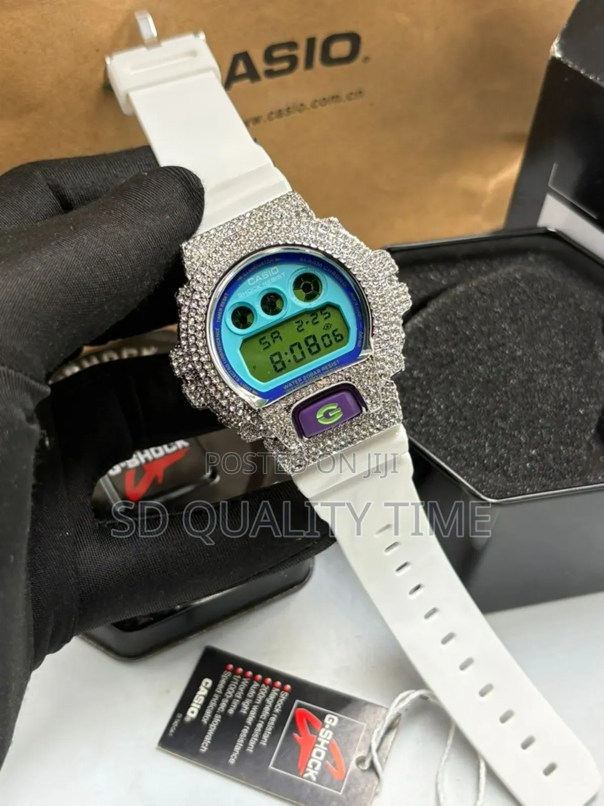 G-Shock Dw-6900 Series (Crystal Encrusted Bezel)
