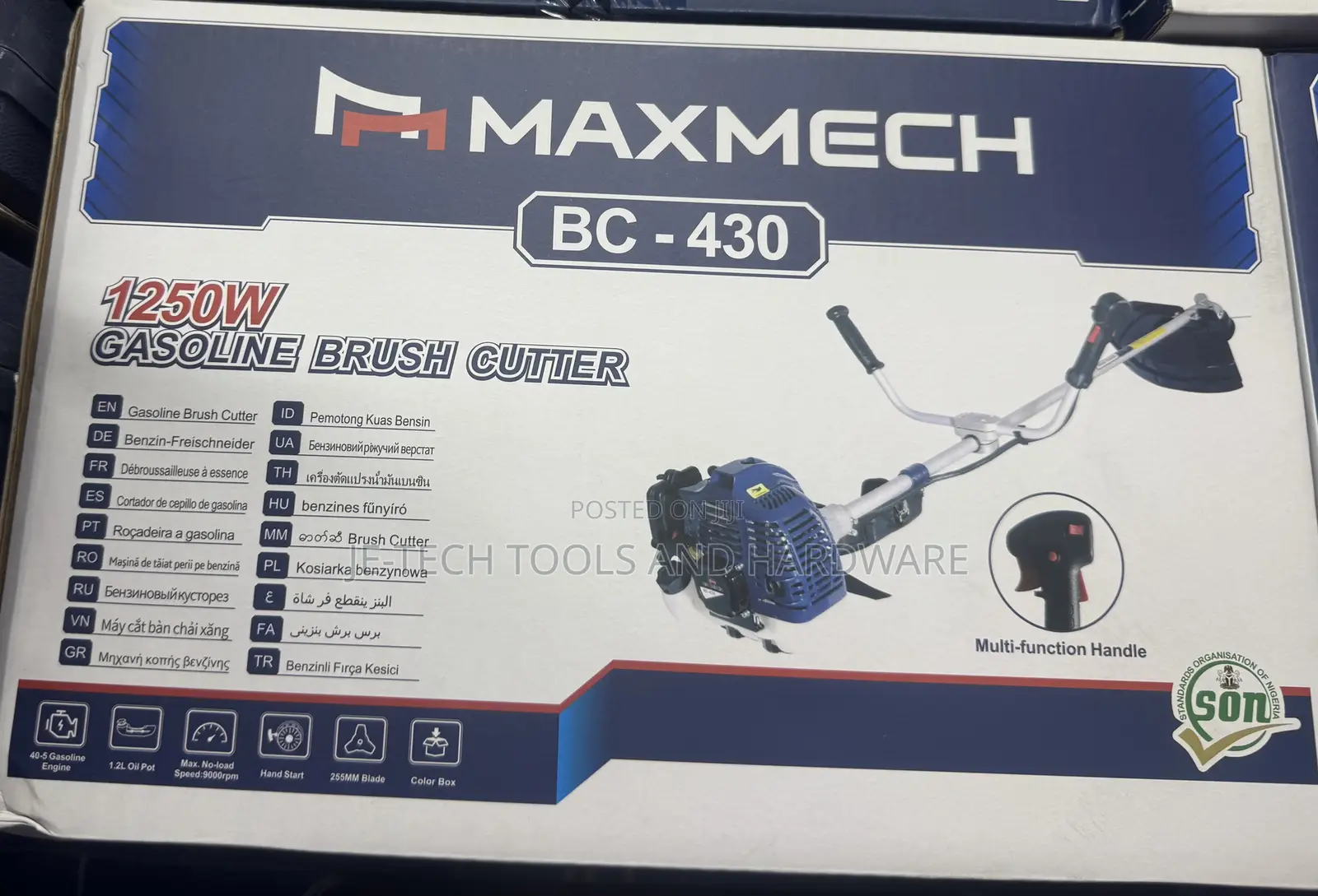 Maxmech Bc-430 Gasoline Brush Cutter.
