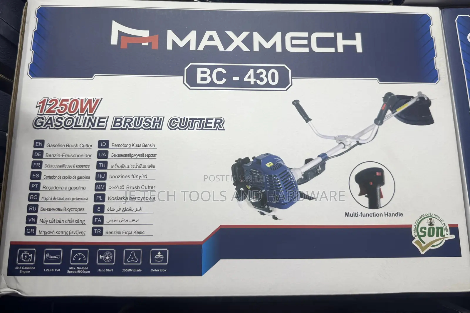Maxmech Bc-430 Gasoline Brush Cutter.