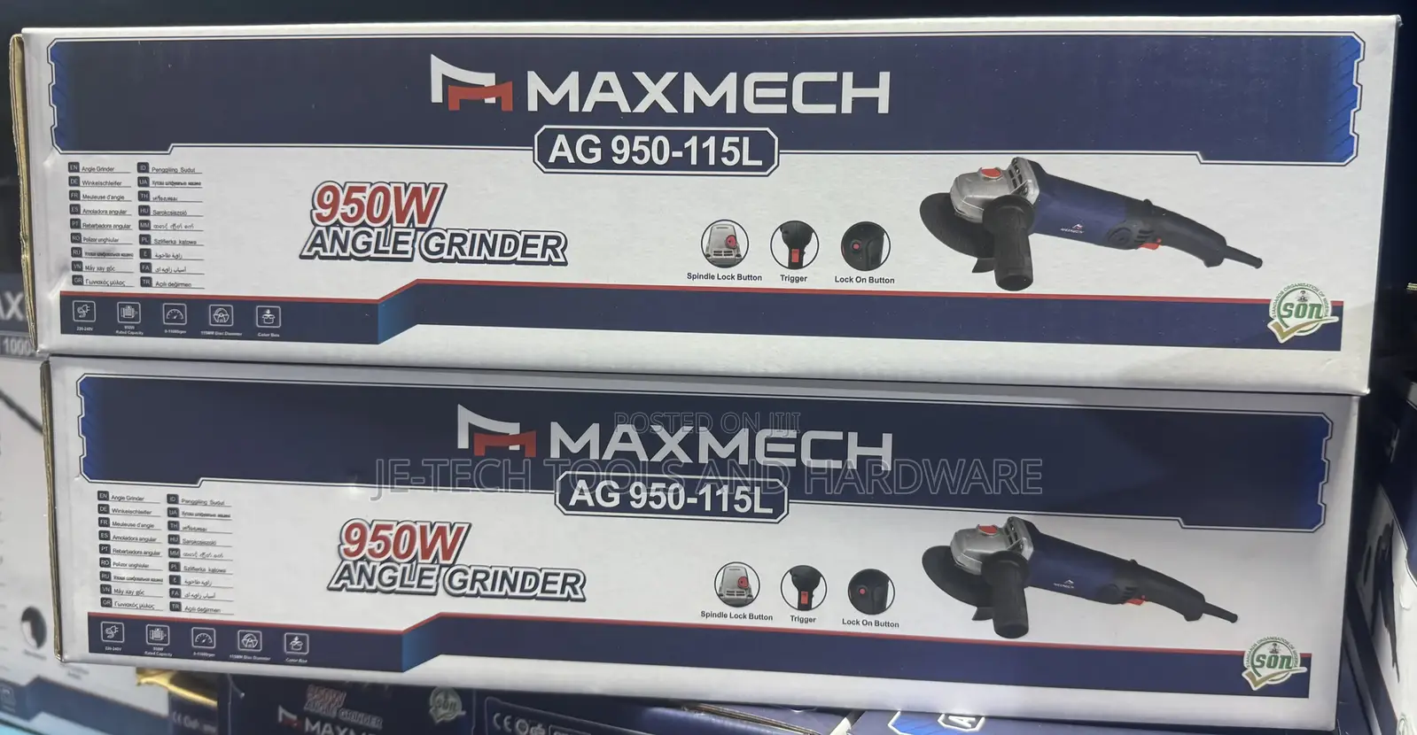 Maxmech Ag 950-115l Angle Grinder.