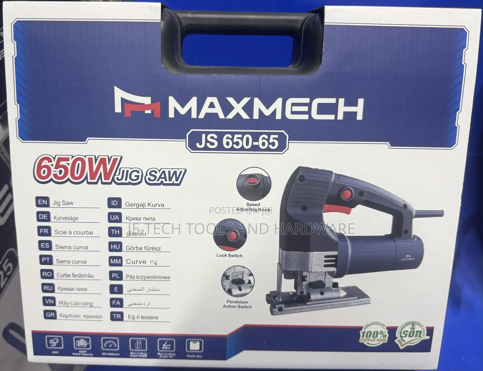 Maxmech Js 650-65 Jig Saw.