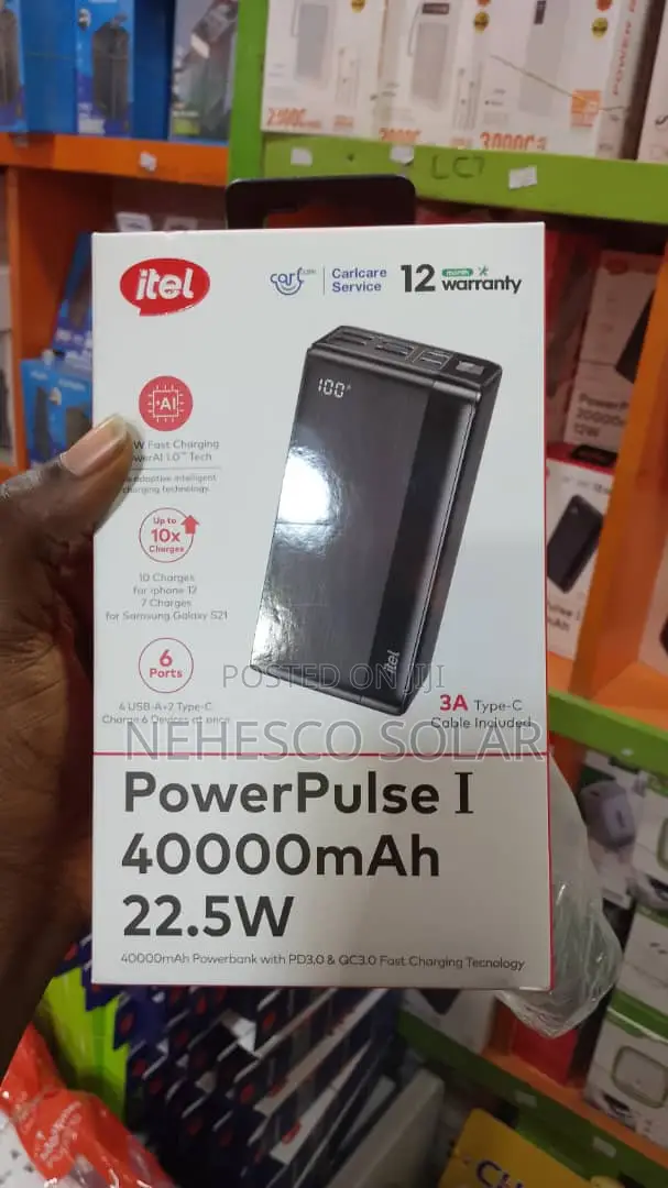 40,000mah Itel Power Plus Power Bank