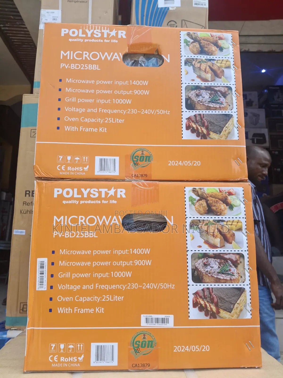 Polystar  Built-in Microwave Oven - Pv-bd25bbl