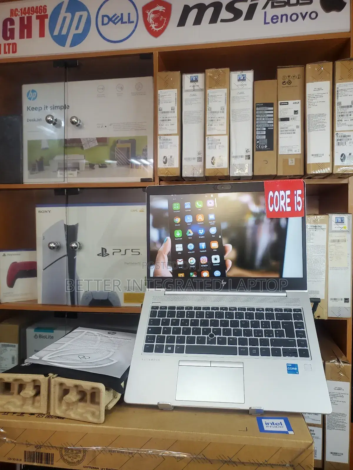 New Laptop HP ProBook 4740S 8GB Intel Core i5 SSD 512GB