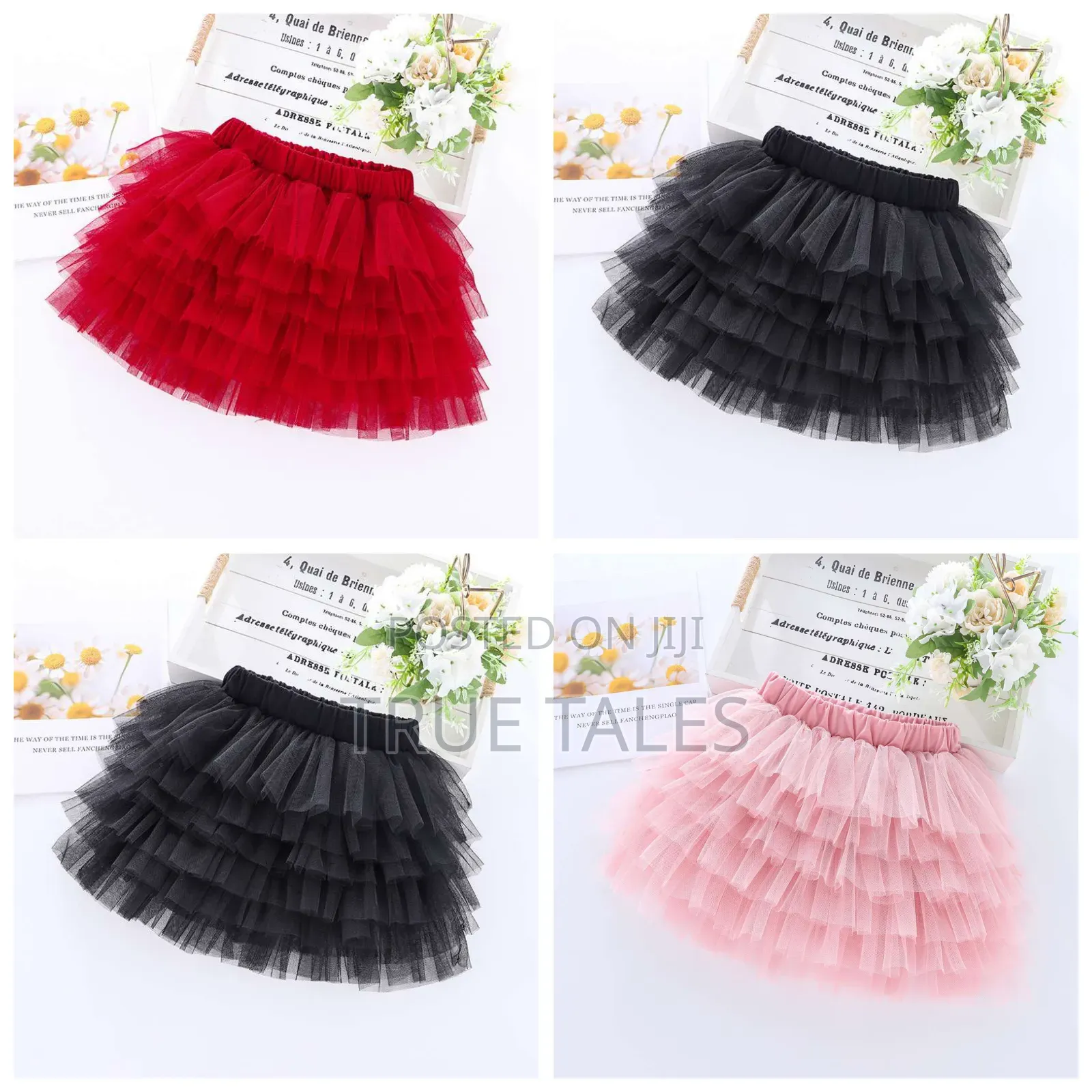 Girls Mesh Skirts