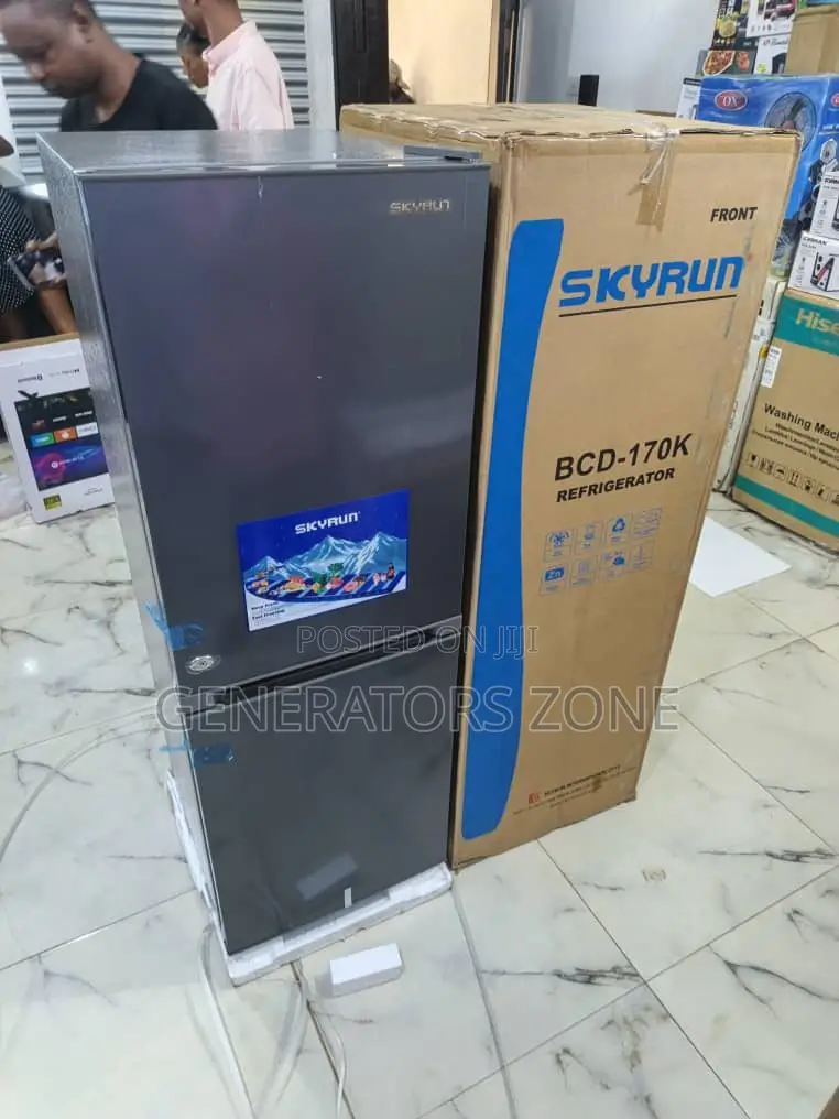 Skyrun 170 Litres Fridge – Bottom Freezer and Adjustable Shelves