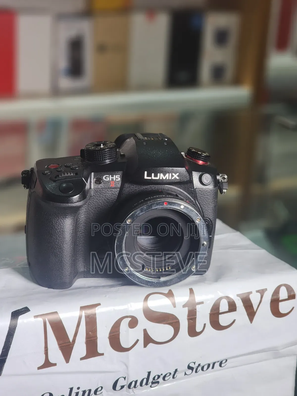 Panasonic Lumix Gh5 Mark Ii Camera With Viltrox Adapter for Canon