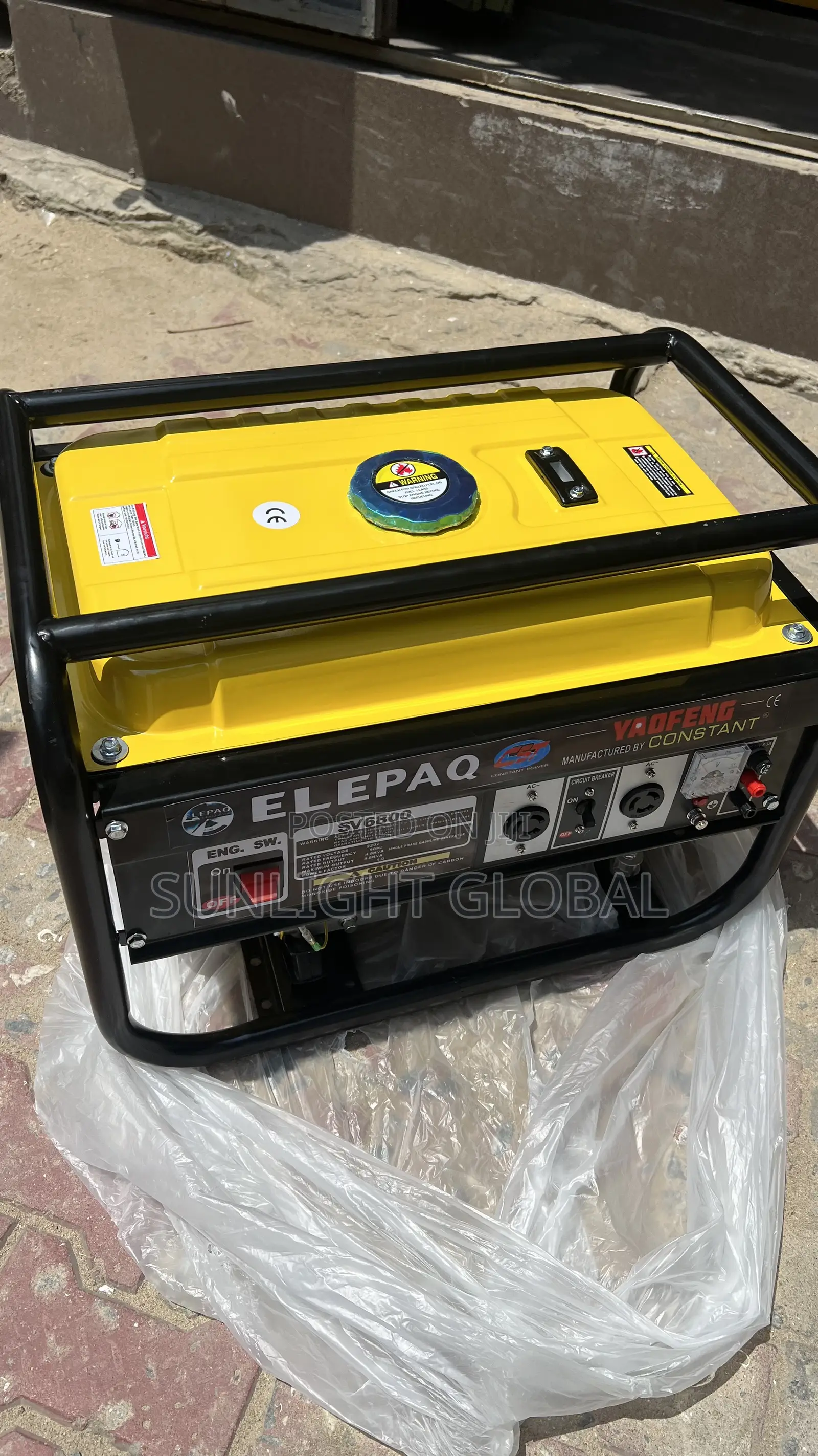 Elepaq Petrol Generator 4.5kva