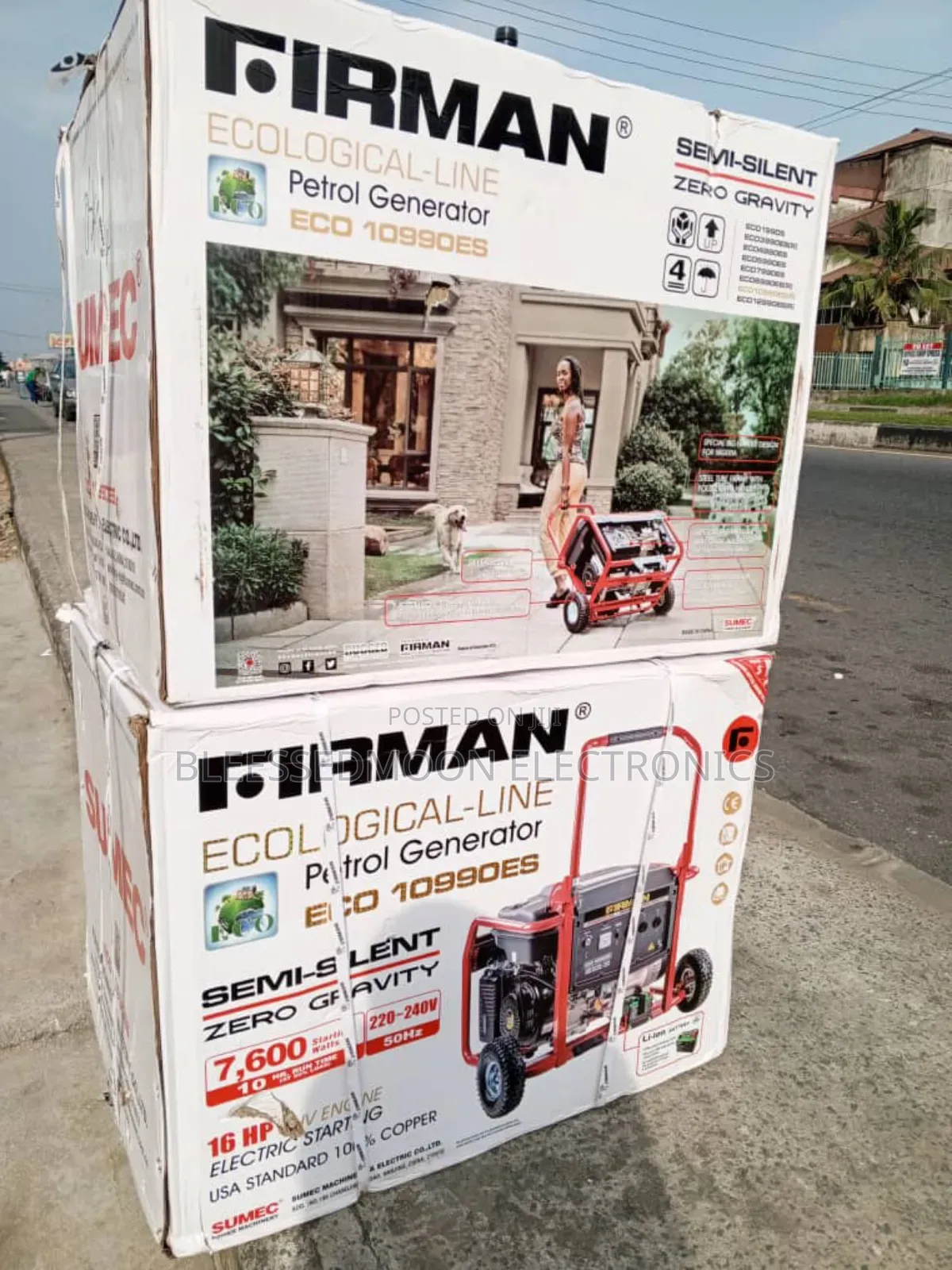 Firman Heavy Duty Generator Zero Noise 10.5kva Cooper Coil 5 Year's W